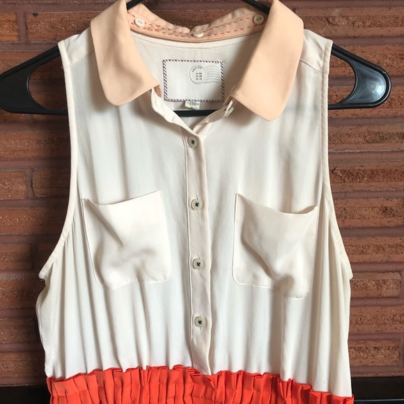 Anthropologie High Waisted Dress w/ Pockets Size 6 - Picture 2 of 4